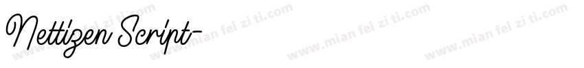 Nettizen Script字体转换
